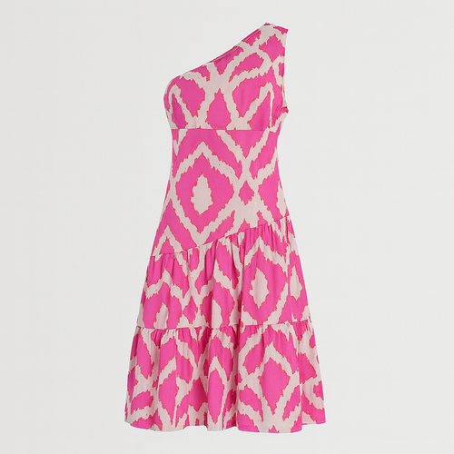 The Amara One-Shoulder Tiered Dress-Ava Maren
