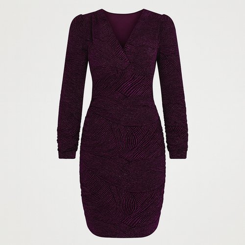 The Celeste Ruched Mini Dress-Ava Maren